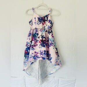 Emily Rose Floral Hi-Low Dress- Girls Size 8